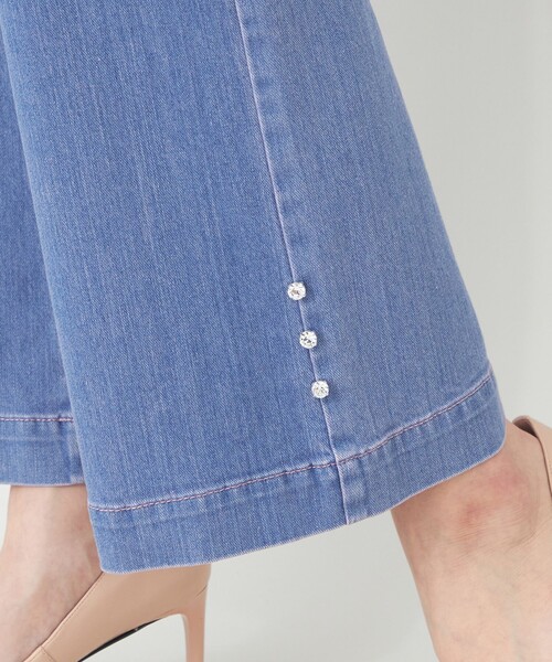 TO BE CHIC(トゥー ビー シック)の「エレガンス ワイドデニム(デニムパンツ・レディース・ブルー系その他2/ネイビー・40)」の11枚目の写真