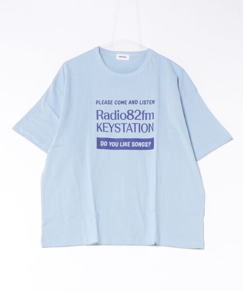 GENERATOR(ジェネレーター)の「GENERATOR/ジェネレーター Radio Tシャツ(Tシャツ/カットソー・レディース・サックスブルー/チャコールグレー/ベージュ系その他・F)」の3枚目の写真