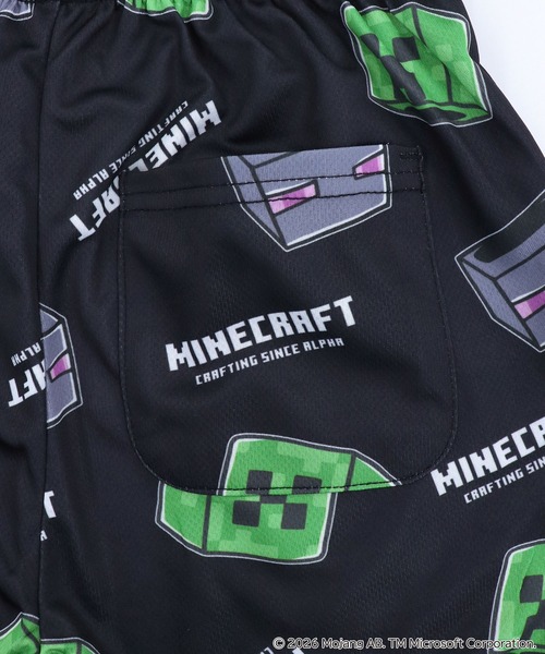 RUGGEDWORKS(ラゲッドワークス)の「《マインクラフト×ヒヤロン》ひんやり 接触冷感 キッズ ハーフパンツ(その他パンツ・キッズ・ブルー/ブラック・120/130/140)」の10枚目の写真