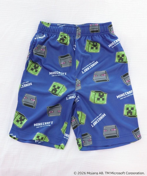 RUGGEDWORKS(ラゲッドワークス)の「《マインクラフト×ヒヤロン》ひんやり 接触冷感 キッズ ハーフパンツ(その他パンツ・キッズ・ブルー/ブラック・120/130/140)」の13枚目の写真