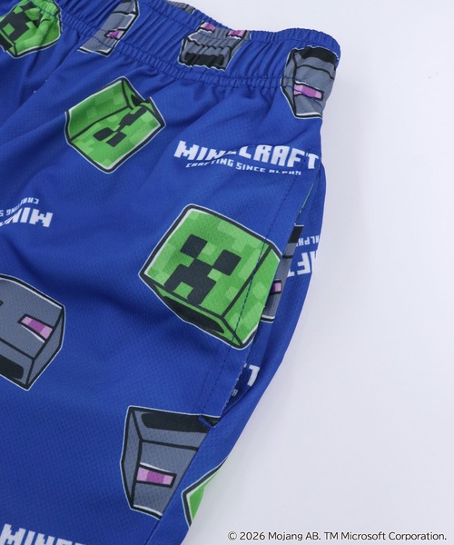 RUGGEDWORKS(ラゲッドワークス)の「《マインクラフト×ヒヤロン》ひんやり 接触冷感 キッズ ハーフパンツ(その他パンツ・キッズ・ブルー/ブラック・120/130/140)」の14枚目の写真