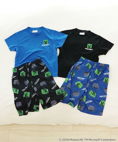 RUGGEDWORKS(ラゲッドワークス)の「《マインクラフト×ヒヤロン》ひんやり 接触冷感 キッズ ハーフパンツ(その他パンツ・キッズ・ブルー/ブラック・120/130/140)」の18枚目の写真