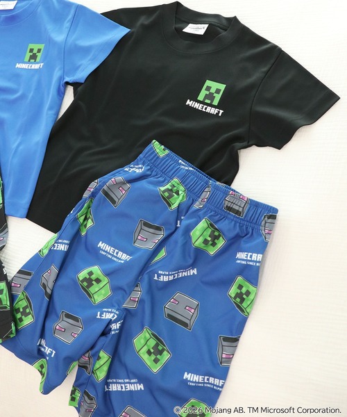 RUGGEDWORKS(ラゲッドワークス)の「《マインクラフト×ヒヤロン》ひんやり 接触冷感 キッズ ハーフパンツ(その他パンツ・キッズ・ブルー/ブラック・120/130/140)」の21枚目の写真