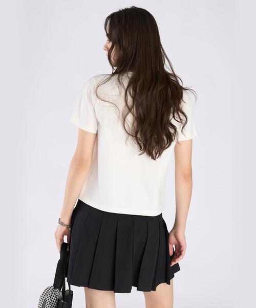 To b. by agnes b.(トゥービーバイアニエスベー)の「To b. by agnes b. × NEEDBY heritage TO B. OR NOT TO B. MINI TS(Tシャツ/カットソー・レディース・ホワイト・38/40)」の5枚目の写真