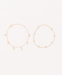 Burner（バーナー）の「【Sonu jewelry（ソヌジュエリー）】フラワーアンクレット son-ank-2-4（アンクレット）」