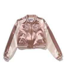 A BATHING APE（アベイシングエイプ）の「MULTILOGO CROPPED SOUVENIR JACKET（ミリタリージャケット）」