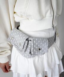 WEGO（ウィゴー）の「WEGO/スタッズウエストマークポーチ（ボディバッグ/ウエストポーチ）」