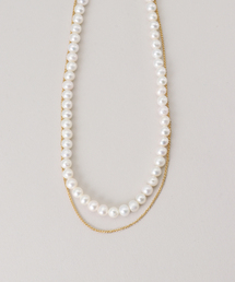 Spick & Span | jour couture / ジュール クチュール 別注パール*チェーンネックレス*(ネックレス)