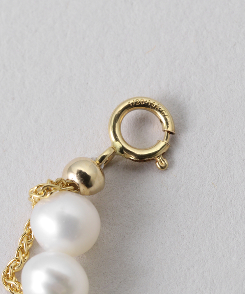 Spick & Span（スピックアンドスパン）の「jour couture / ジュール クチュール 別注パール*チェーンネックレス*（ネックレス・レディース・ホワイト・FREE）」の6枚目の写真