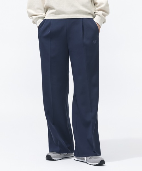 NEW BALANCE(ニューバランス)の「【別注】ニューバランス New Balance セミワイドパンツ 限定コラボ(スラックス・レディース・ブラック/ダークブルー・XL/L/M/S)」の2枚目の写真