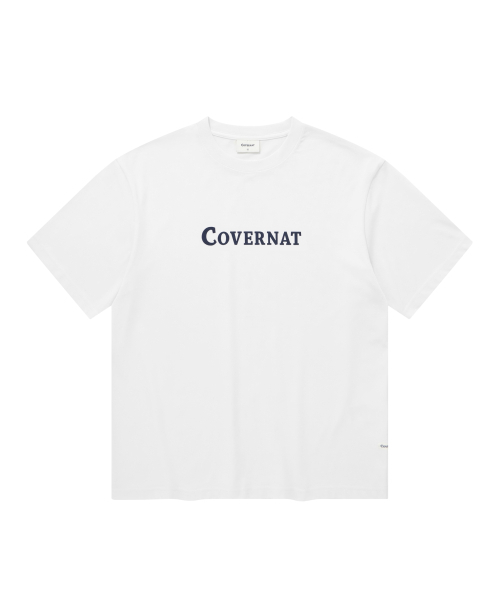 COVERNAT(カバーナット)の「センターロゴTシャツホワイト(Tシャツ/カットソー・レディース・その他・SMALL/MEDIUM/LARGE/X-LARGE/XX-LARGE/X-SMALL)」の1枚目の写真