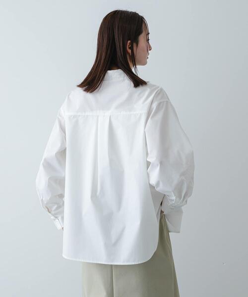 SENSE OF PLACE by URBAN RESEARCH（センスオブプレイスバイアーバンリサーチ）の「カットワークエンブロイダリーシャツ（シャツ/ブラウス・レディース・ライトブルー/ネイビー/オフホワイト・ONE）」の22枚目の写真