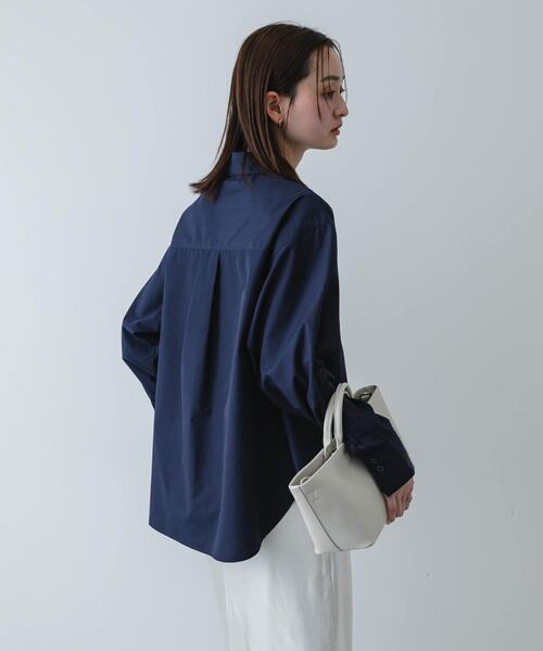 SENSE OF PLACE by URBAN RESEARCH（センスオブプレイスバイアーバンリサーチ）の「カットワークエンブロイダリーシャツ（シャツ/ブラウス・レディース・ライトブルー/ネイビー/オフホワイト・ONE）」の10枚目の写真