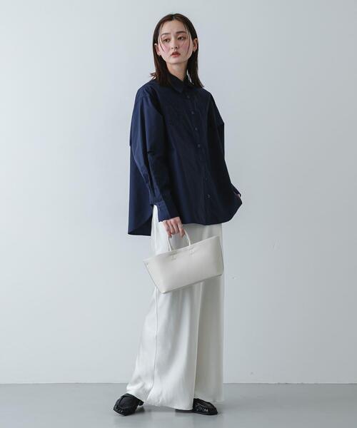 SENSE OF PLACE by URBAN RESEARCH（センスオブプレイスバイアーバンリサーチ）の「カットワークエンブロイダリーシャツ（シャツ/ブラウス・レディース・ライトブルー/ネイビー/オフホワイト・ONE）」の12枚目の写真