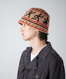 INDIETRO ASSOCIATION（インディエトロアソシエーション）の「Dancing People Knit Hat / ダンシングピープルニットハット（ニットキャップ/ビーニー）」