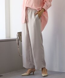 RIVE DROITE | 予約【上品な光沢】サテンツイルイージーパンツ(その他パンツ)