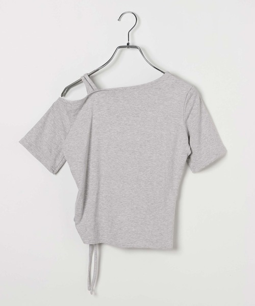 3.3 Field Trip （3.3フィールドトリップ）の「3.3 Field Trip／スタッズワンショルトップス（Tシャツ/カットソー・レディース・ブラック/カーキ/オフホワイト/グレー/グレー系その他・FREE）」の12枚目の写真