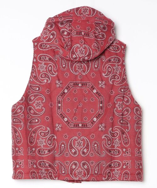 superNova.(スーパーノヴァ)の「superNova. Padded hood vest / SN-534A,SN-534B(ダウンベスト・メンズ・レッド/ブラック・S/M)」の4枚目の写真
