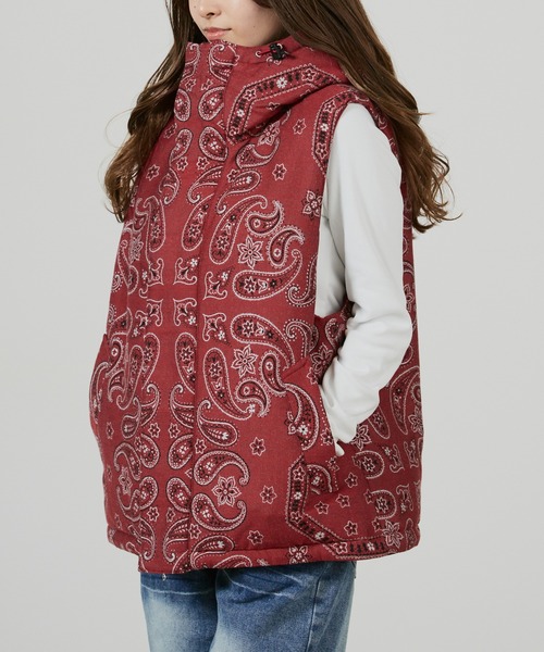 superNova.(スーパーノヴァ)の「superNova. Padded hood vest / SN-534A,SN-534B(ダウンベスト・メンズ・レッド/ブラック・S/M)」の21枚目の写真