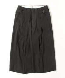 ROBES&CONFECTIONS | Robes & Confections/ローブス&コンフェクションズ/ストレッチリネンコットン ピンストライプクロップドパンツ(その他パンツ)