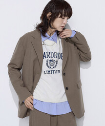 COMME CA Wardrobe | 【セットアップ対応】パウダープレーンストレッチ ロングジャケット(スーツジャケット)