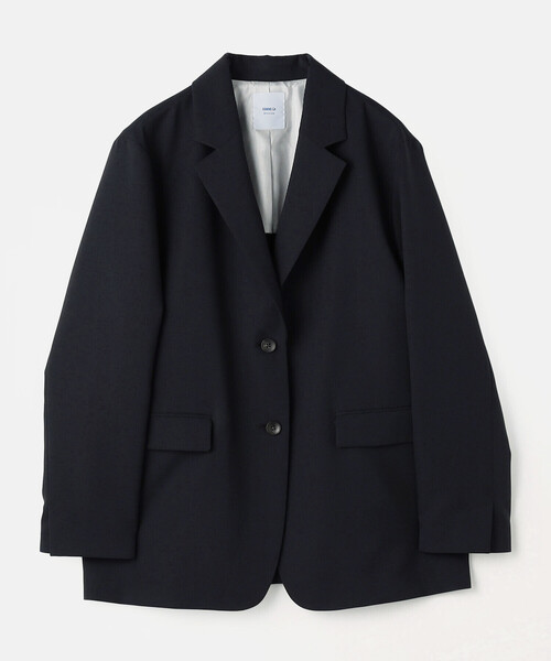 COMME CA Wardrobe(コムサワードローブ)の「【セットアップ対応】パウダープレーンストレッチ ロングジャケット(スーツジャケット・レディース・ブラウン/ネイビー・7号/9号)」の18枚目の写真