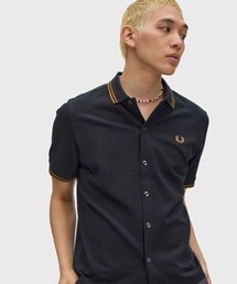 フレッドペリー　黒 ポロシャツ　Fred Perry シャツ　ブラック　夏 FRED PERRY（フレッドペリー） ポロシャツ メンズ THE FRED PERRY