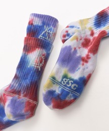 go slow caravan（ゴースローキャラバン）の「タイダイジャガード レイヤードリブクルーソックス（ソックス/靴下）」