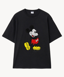 ヴィンテージクラシック _ミッキー_ Tシャツ (ブラック)