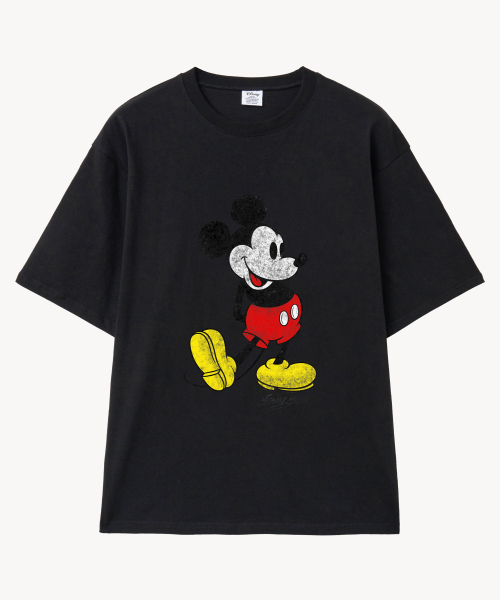 VTWO(ブイツー)の「ヴィンテージクラシック _ミッキー_ Tシャツ (ブラック)(Tシャツ/カットソー・レディース・その他・MEDIUM/LARGE)」の2枚目の写真
