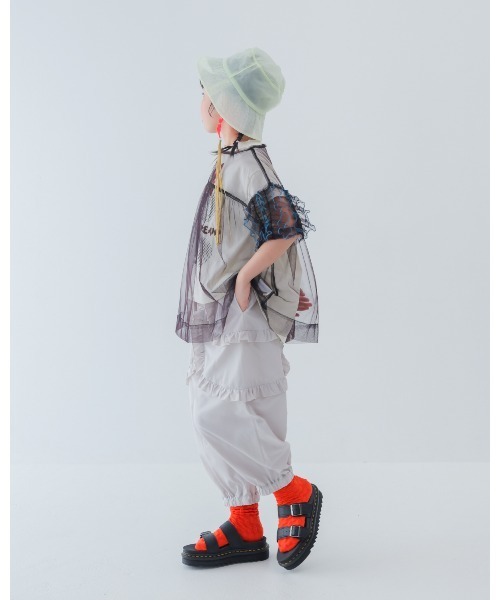 unica（ユニカ）の「ダブルフリルジョガーパンツ（その他パンツ・キッズ・ピンク/グレー/ブラック・L/XL）」の17枚目の写真