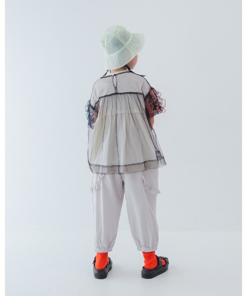 unica（ユニカ）の「ダブルフリルジョガーパンツ（その他パンツ・キッズ・ピンク/グレー/ブラック・L/XL）」の18枚目の写真