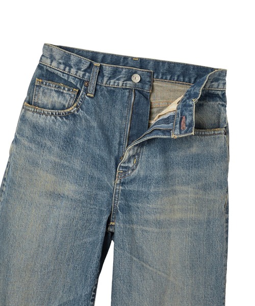 X-girl(エックスガール)の「FLARED DENIM PANTS(デニムパンツ・レディース・ライトインディゴブルー/ダークインディゴブルー・S/M)」の10枚目の写真