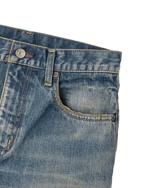 X-girl(エックスガール)の「FLARED DENIM PANTS(デニムパンツ・レディース・ライトインディゴブルー/ダークインディゴブルー・S/M)」の12枚目の写真