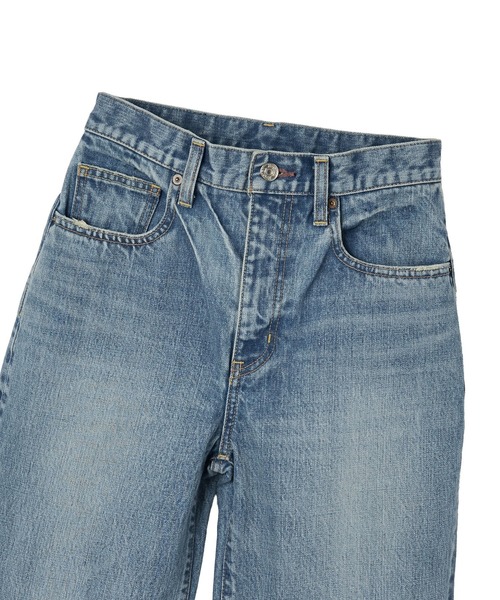 X-girl(エックスガール)の「FLARED DENIM PANTS(デニムパンツ・レディース・ライトインディゴブルー/ダークインディゴブルー・S/M)」の19枚目の写真