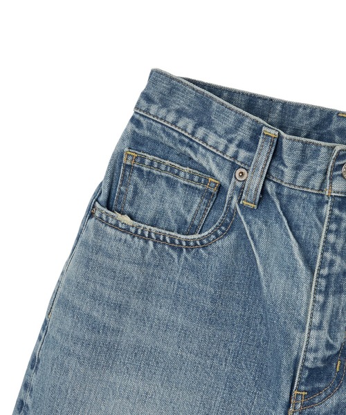 X-girl(エックスガール)の「FLARED DENIM PANTS(デニムパンツ・レディース・ライトインディゴブルー/ダークインディゴブルー・S/M)」の21枚目の写真