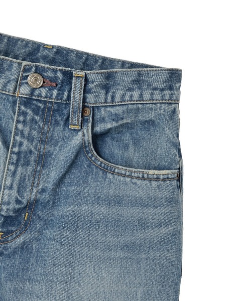 X-girl(エックスガール)の「FLARED DENIM PANTS(デニムパンツ・レディース・ライトインディゴブルー/ダークインディゴブルー・S/M)」の22枚目の写真