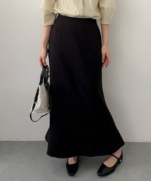 DECADE CLASSIC ウエストゴムロングフレアスカート