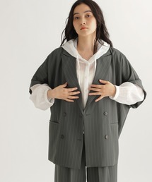 studio CLIP | 【daily CLIP】さらりストライプジャケット(テーラードジャケット)