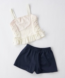 REYES REYES（レイズレイズ）の「【REYES REYES】キッズ編上げタンキニ2点セット水着（水着）」