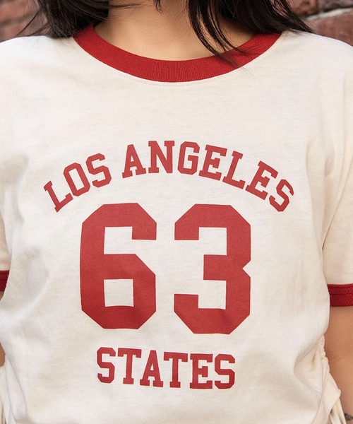 WEGO（ウィゴー）の「WEGO/【26年春新作】グラフィックサイドリボンドロストショートT（Tシャツ/カットソー・レディース・その他1/その他3/その他2/その他4/その他5/その他6・FREE）」の15枚目の写真