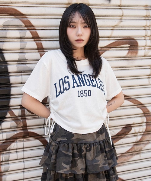 WEGO（ウィゴー）の「WEGO/【26年春新作】グラフィックサイドリボンドロストショートT（Tシャツ/カットソー・レディース・その他1/その他3/その他2/その他4/その他5/その他6・FREE）」の18枚目の写真