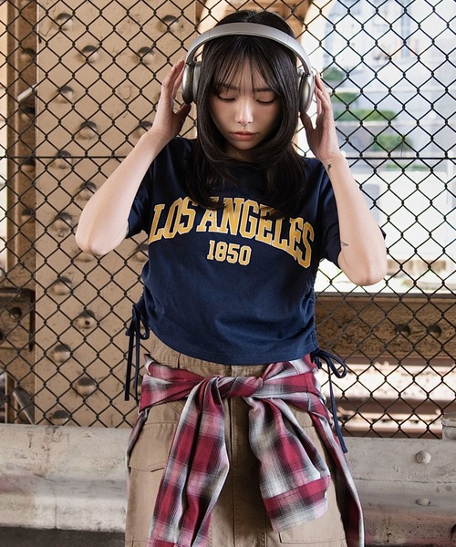 WEGO（ウィゴー）の「WEGO/【26年春新作】グラフィックサイドリボンドロストショートT（Tシャツ/カットソー・レディース・その他1/その他3/その他2/その他4/その他5/その他6・FREE）」の21枚目の写真