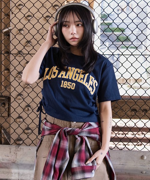 WEGO（ウィゴー）の「WEGO/【26年春新作】グラフィックサイドリボンドロストショートT（Tシャツ/カットソー・レディース・その他1/その他3/その他2/その他4/その他5/その他6・FREE）」の22枚目の写真