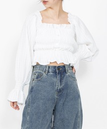 PUNYUS | 2wayギンガムチェックブラウス(シャツ/ブラウス)