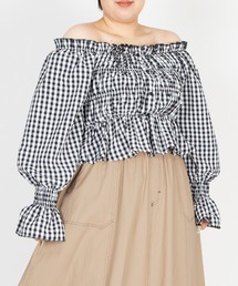 PUNYUS | 2wayギンガムチェックブラウス(シャツ/ブラウス)