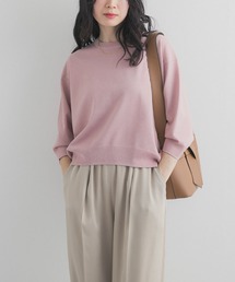 URBAN RESEARCH DOORS | ウォッシャブルブライトプルオーバー｜春服/春ニット/洗濯可/オフィスカジュアル/通勤(Tシャツ/カットソー)