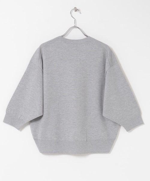 URBAN RESEARCH DOORS（アーバンリサーチドアーズ）の「ウォッシャブルブライトプルオーバー｜春服/春ニット/洗濯可/オフィスカジュアル/通勤（Tシャツ/カットソー・レディース・オートミール/ライトグレー/ピンク・FREE）」の18枚目の写真