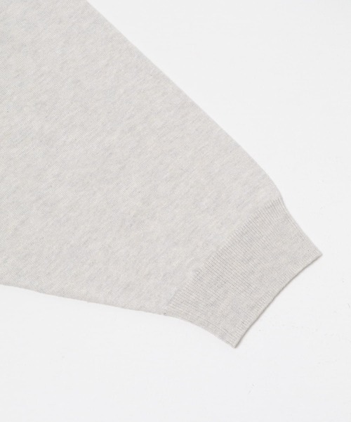 URBAN RESEARCH DOORS（アーバンリサーチドアーズ）の「ウォッシャブルブライトプルオーバー｜春服/春ニット/洗濯可/オフィスカジュアル/通勤（Tシャツ/カットソー・レディース・オートミール/ライトグレー/ピンク・FREE）」の6枚目の写真