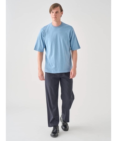【極美品】JOHN SMEDLEY トロピカルウール イージー スラックス M SUPER100'Sトロピカルウールイージーパンツ（その他パンツ）｜JOHN